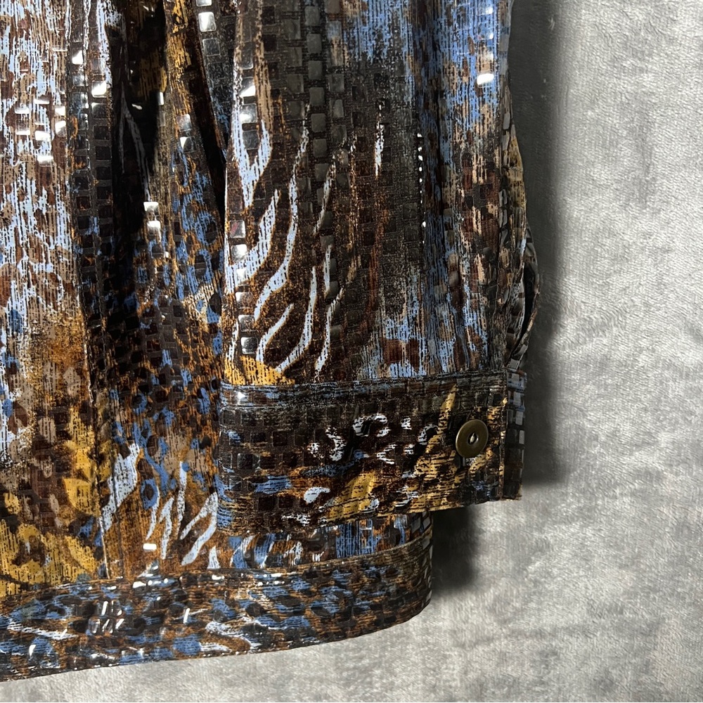 Ruby Rd. Blue And Brown Jean Jacket - image 5